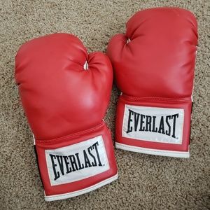 everlast red gloves